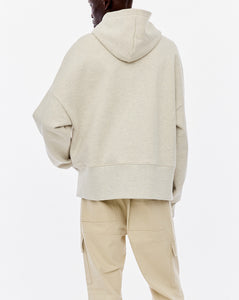 Heavyweight Paneled Sweatshirt, Light Heather Grey