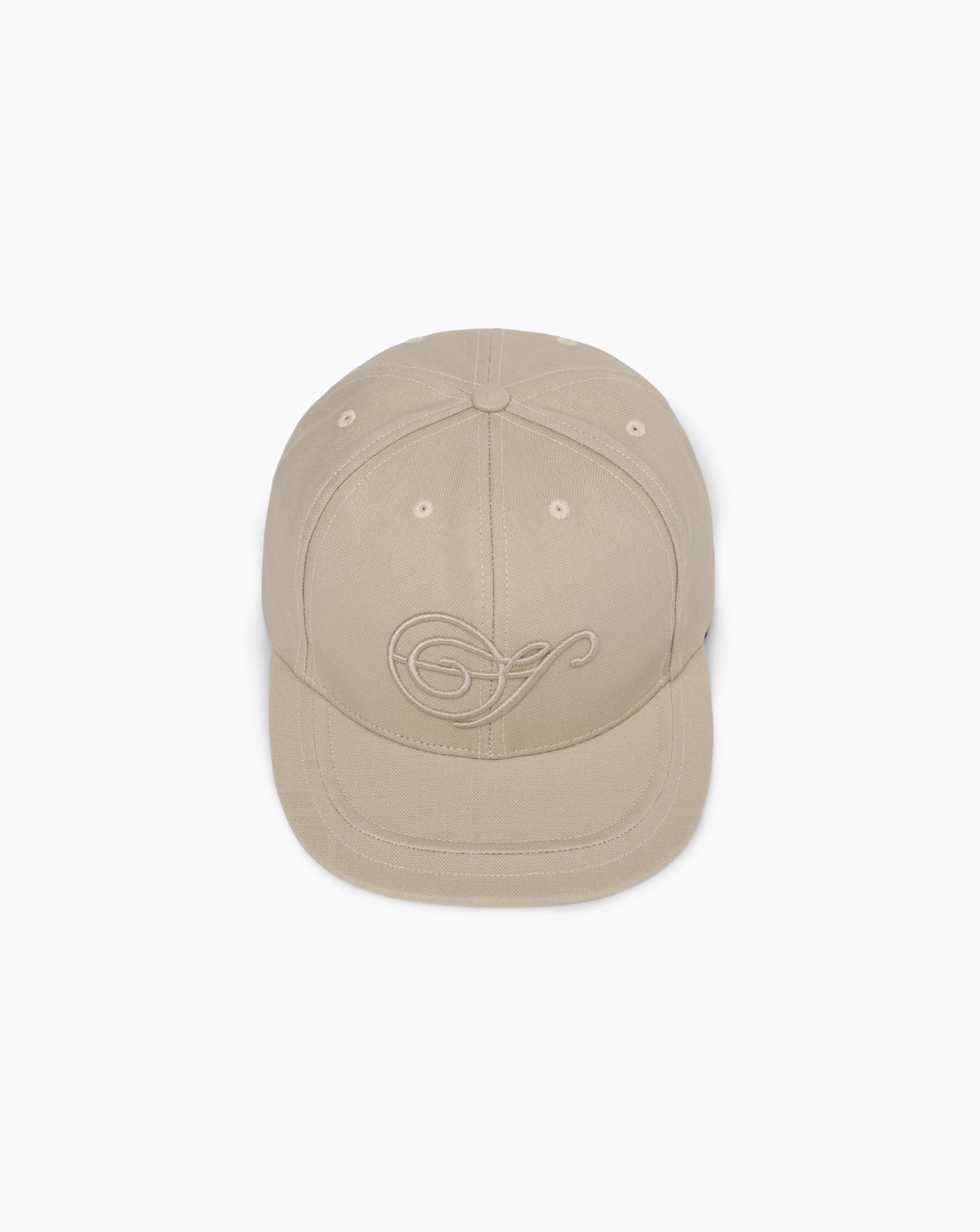 Note Logo Structured Cap, Taupe