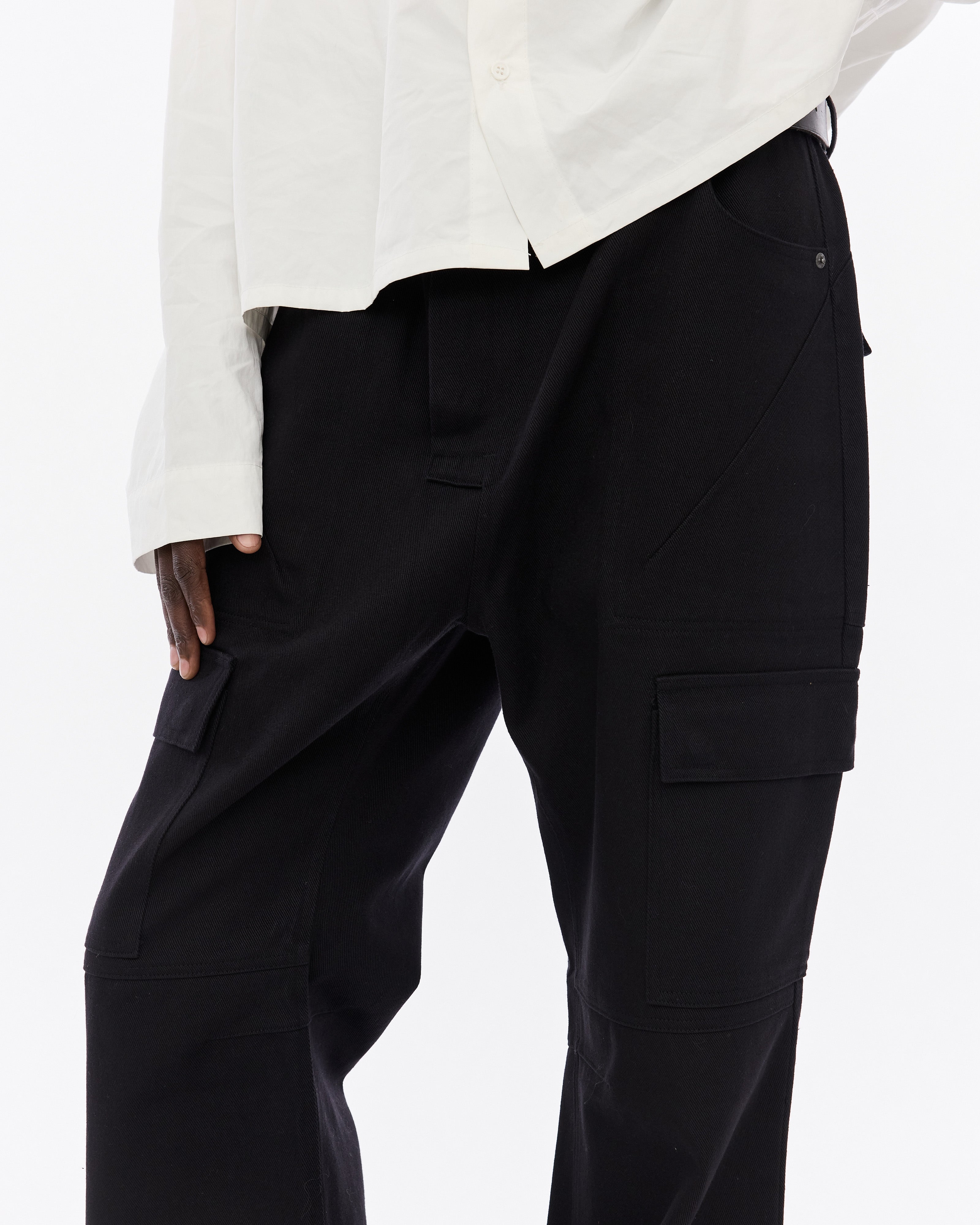 Relaxed Cargo Pant, Black
