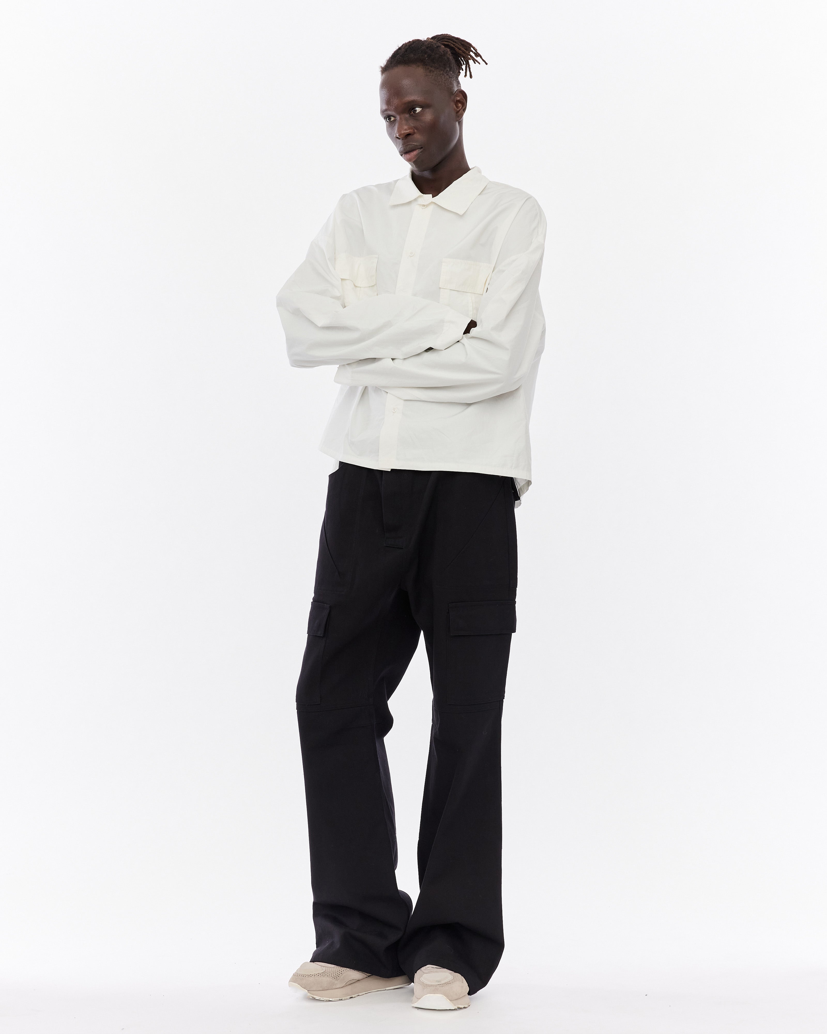 Relaxed Cargo Pant, Black