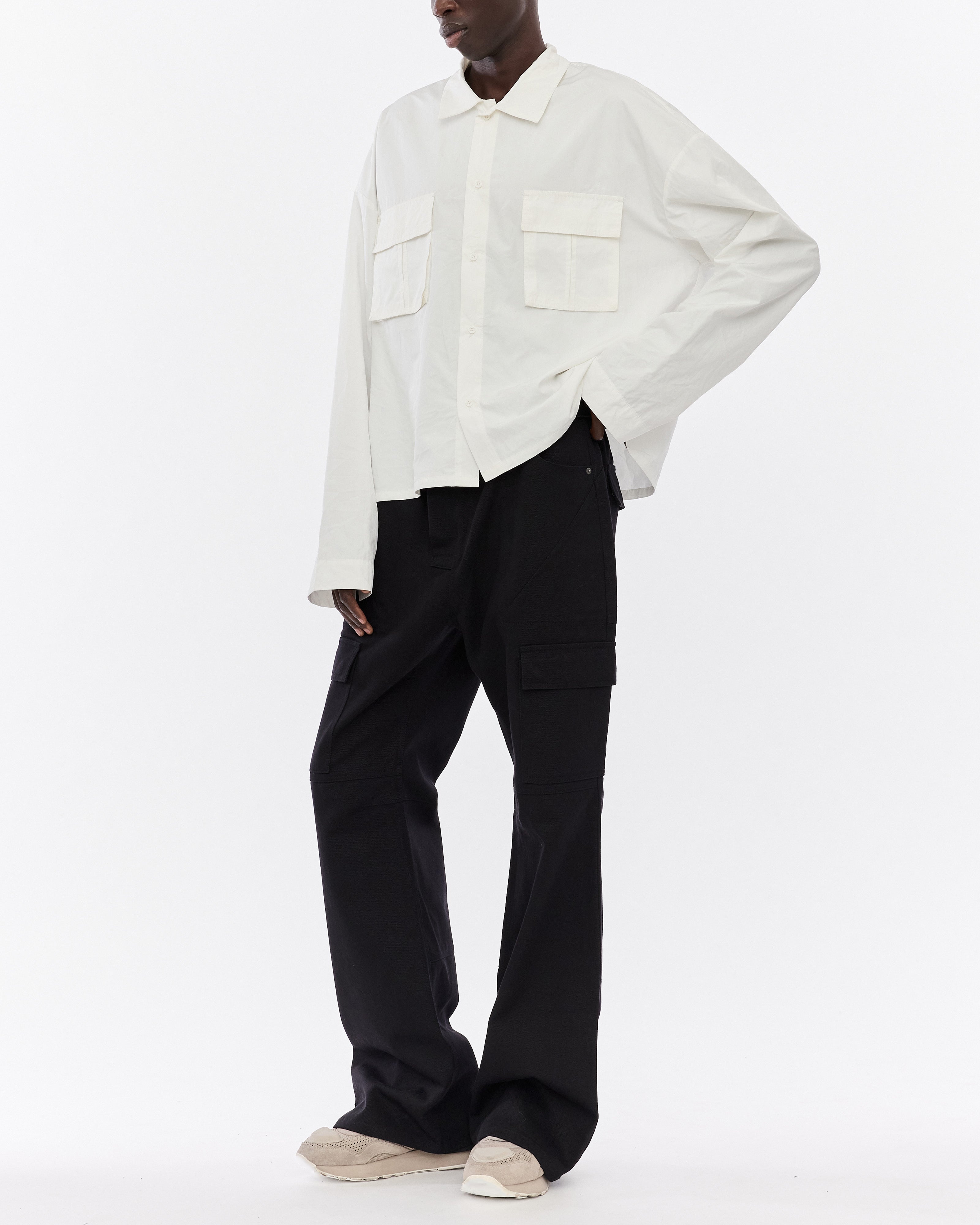 Relaxed Cargo Pant, Black