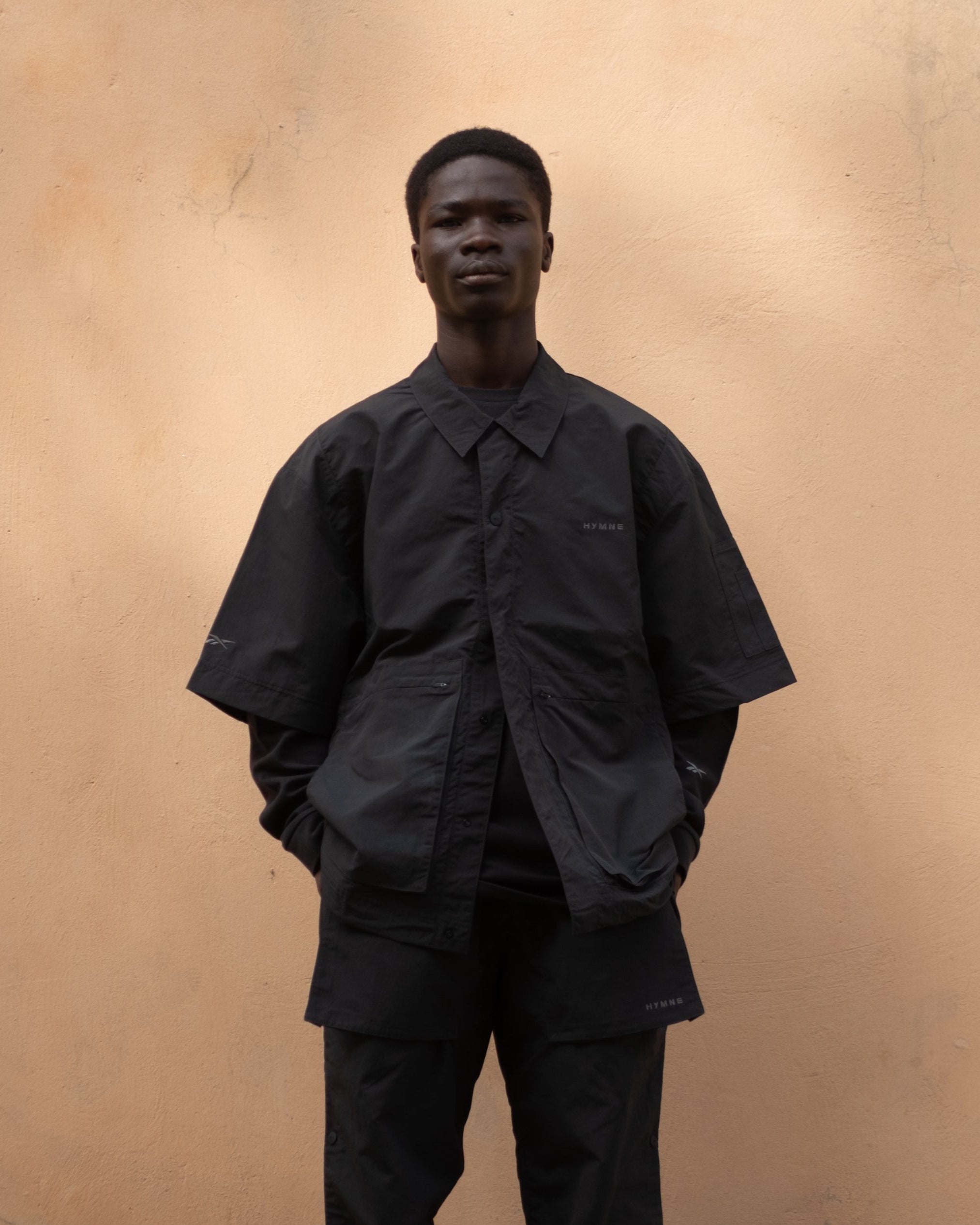 Reebok by HYMNE - Short Sleeve Collared T-Shirt