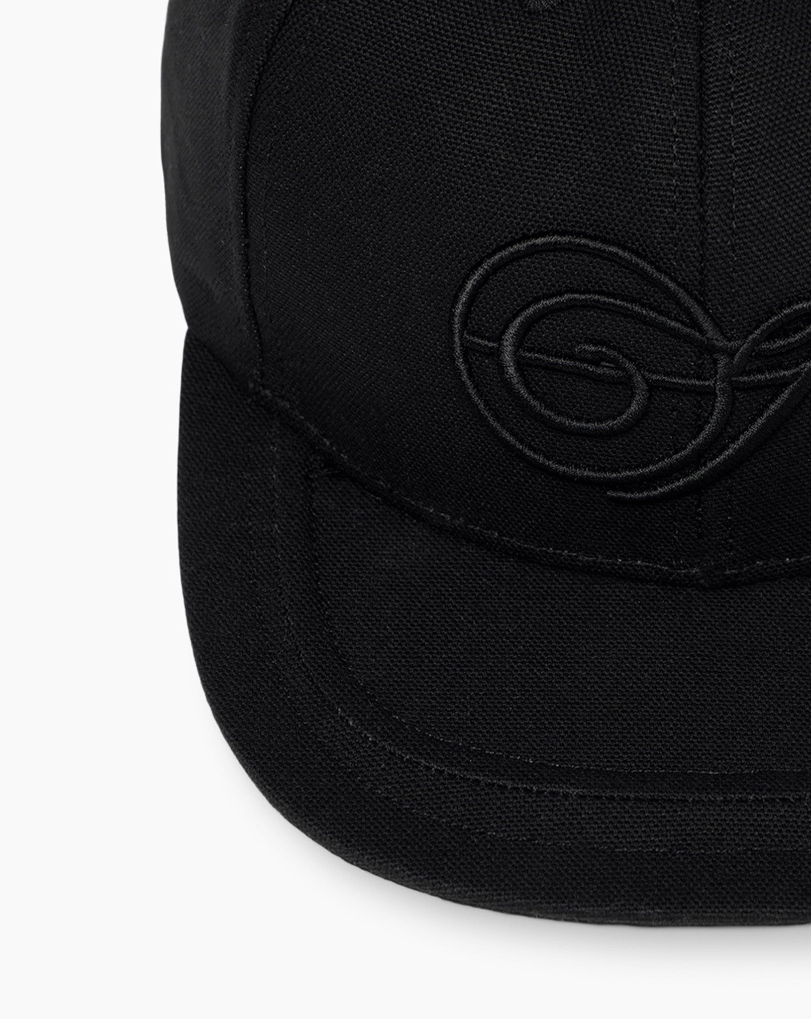 Note Logo Structured Cap, Black