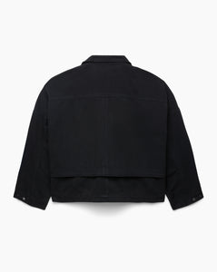 Oversized Short Coat, Black