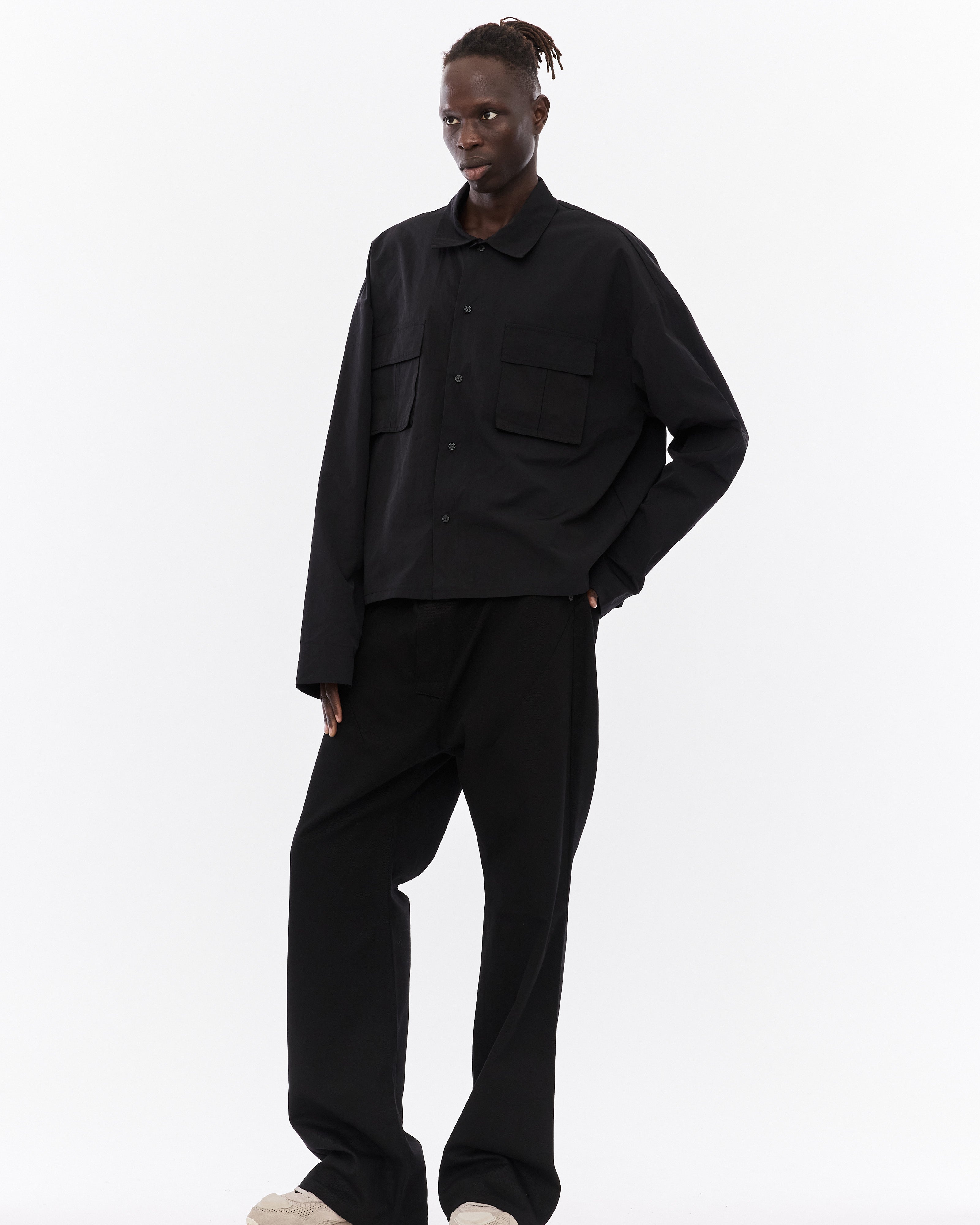 Relaxed Denim Pant, Black