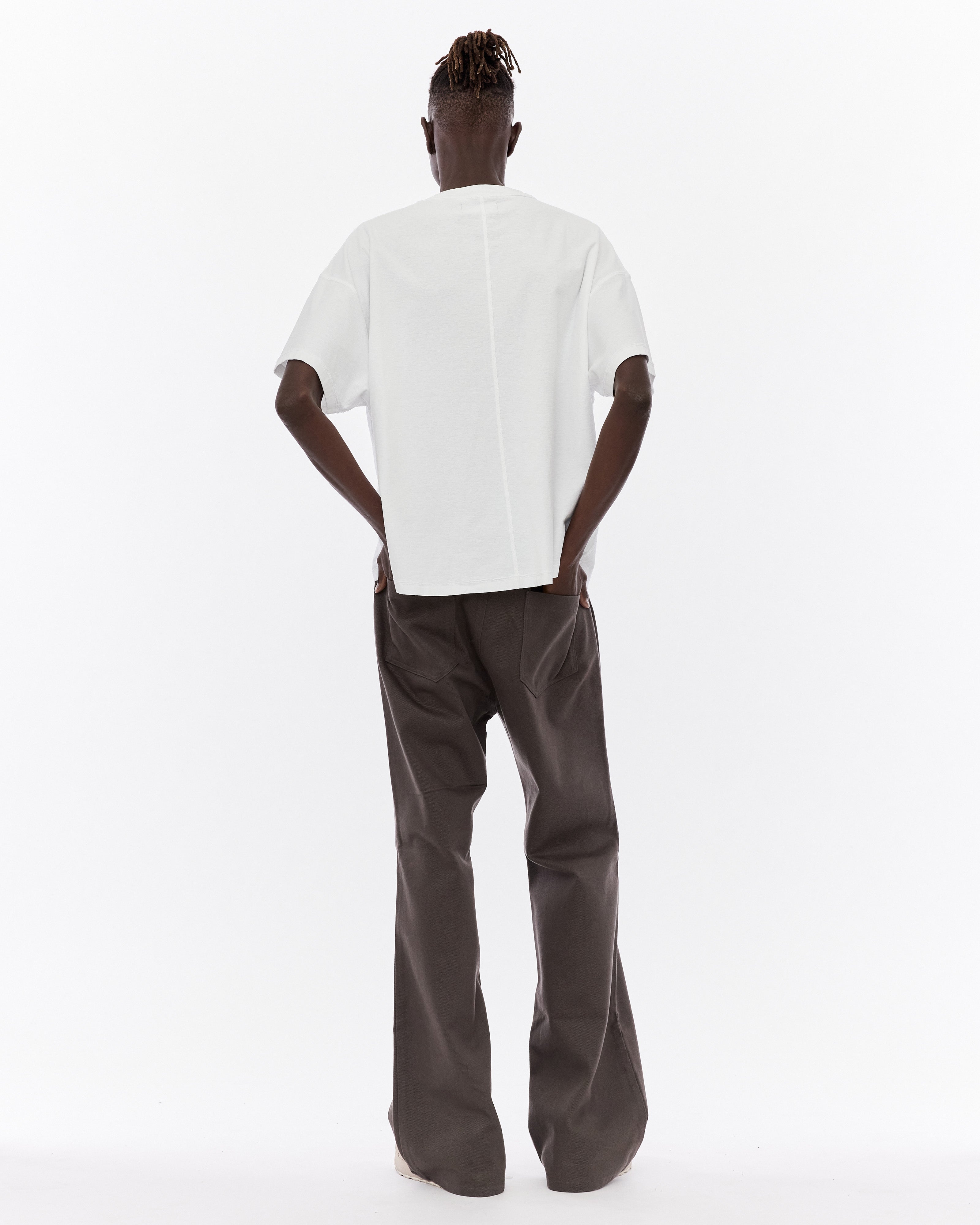 Relaxed Denim Pant, Grey