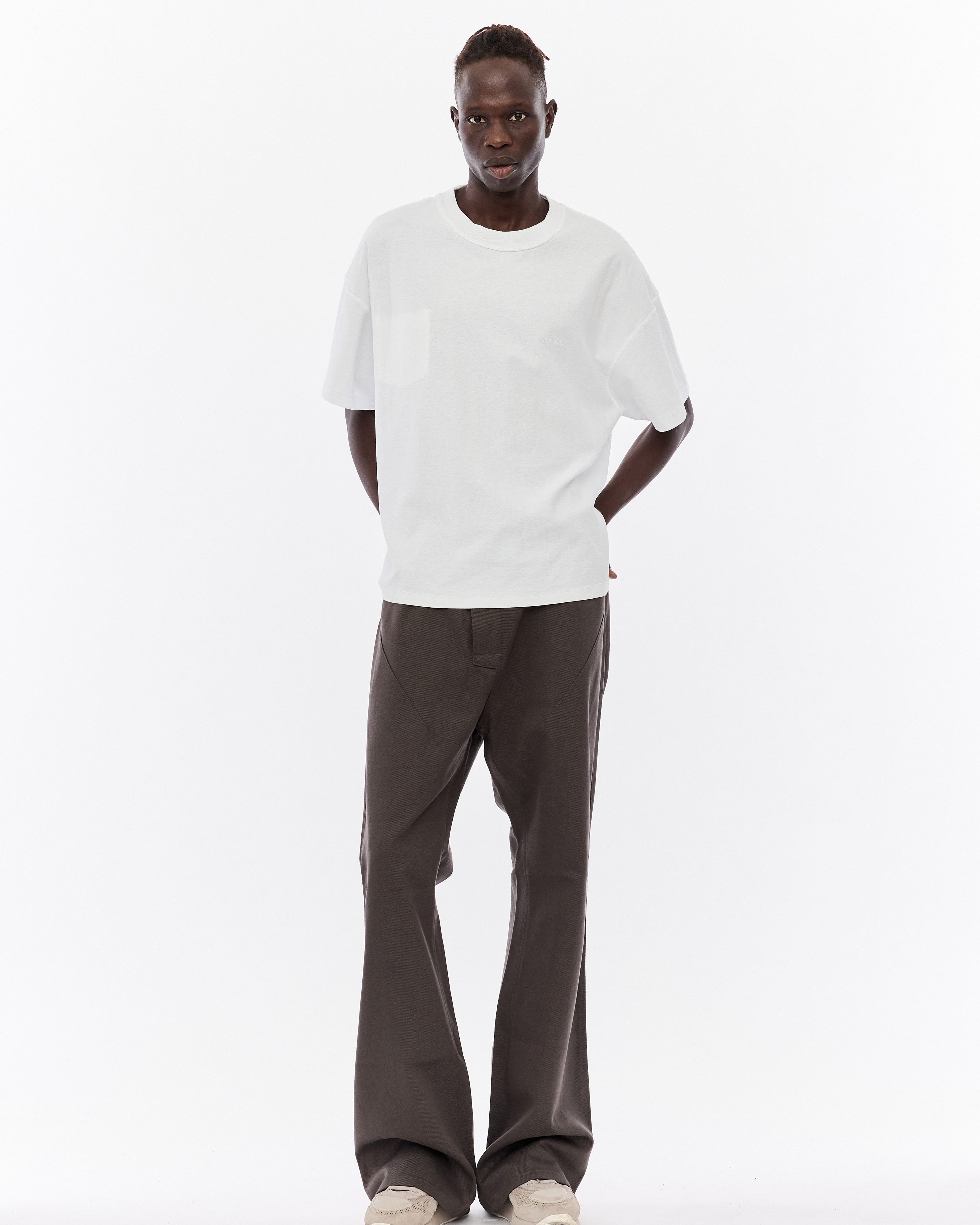 Relaxed Denim Pant, Grey