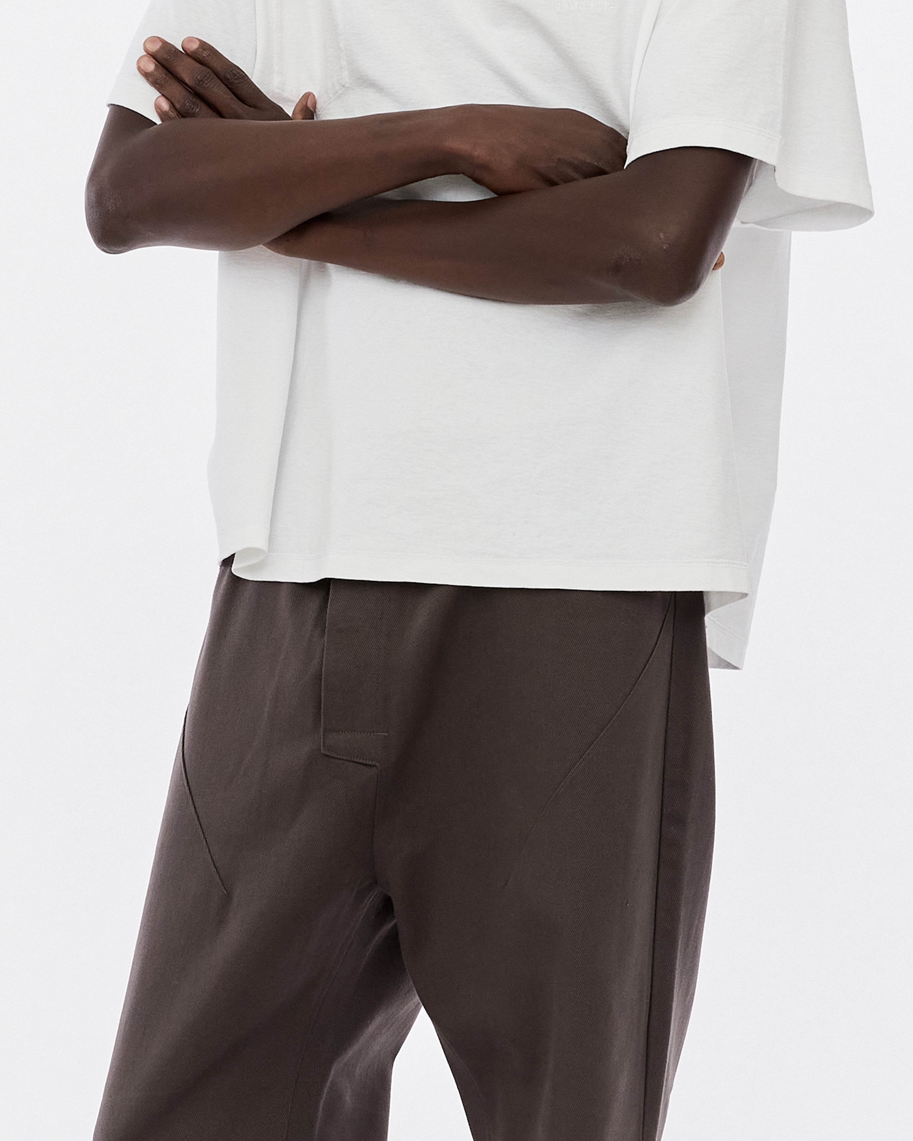 Relaxed Denim Pant, Grey